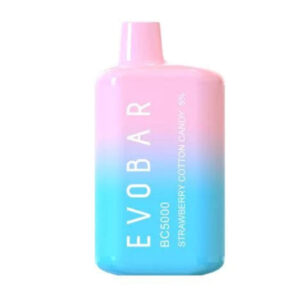 Evobar 5000 5% - Strawberry Cotton Candy (10 pcs per sleeve)