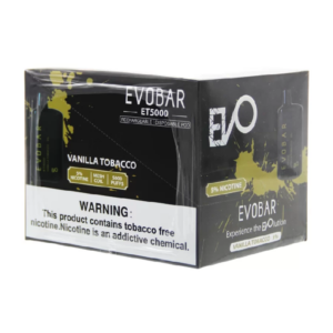Evobar 5000 5% - Vanilla Tobacco  - Box of 10
