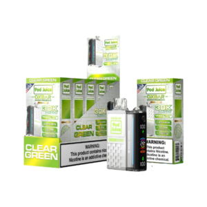 Oxbar ( Pod Juice ) 30k Puffs - Clear Green