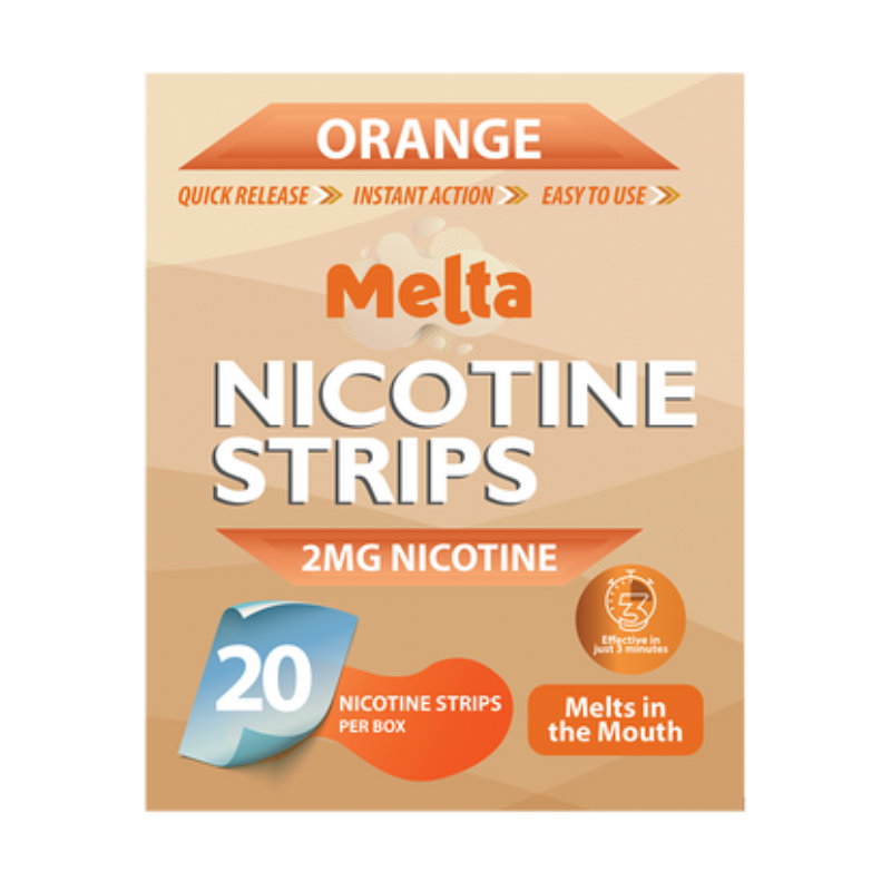 Melta Nicotine Strips 2MG – Orange