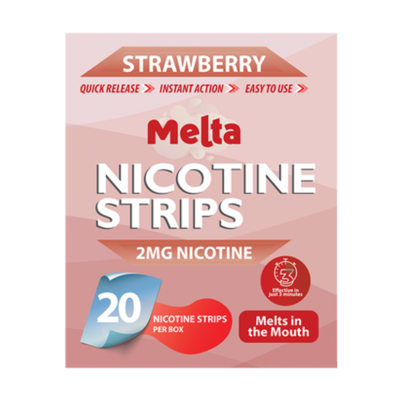 Melta Nicotine Strips 2MG – Strawberry