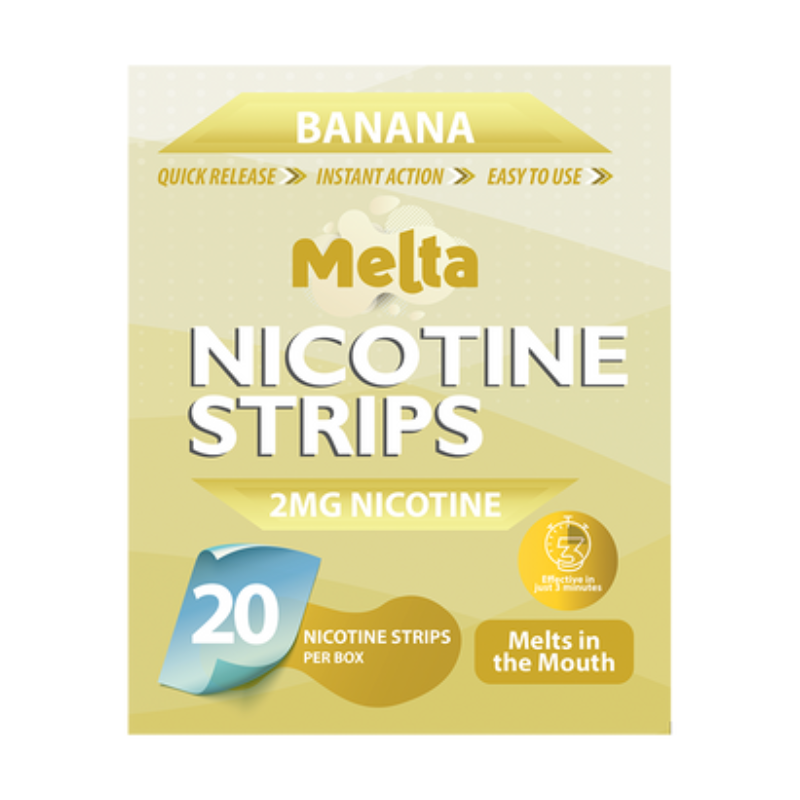 Melta Nicotine Strips 2MG – Banana